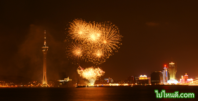 พลุนานาชาติที่ มาเก๊า เมื่อปลายปี 52