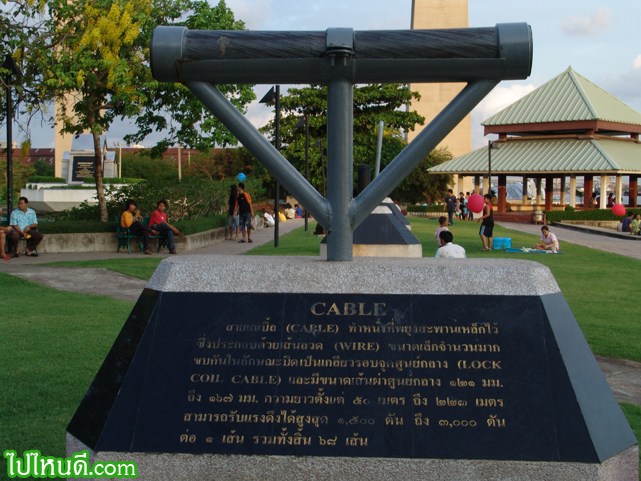 สายเคเบิลขึงสะพานพระราม 9