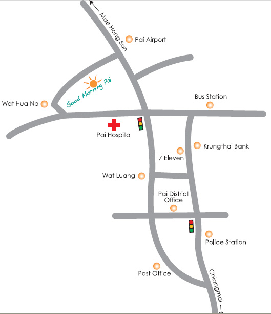 Map of Good Morning Pai